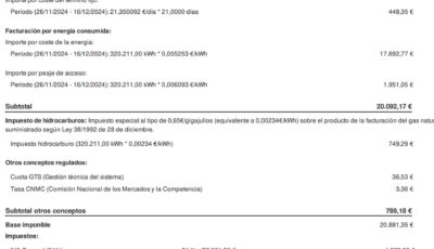 ESTUDIO DE FACTURAS CCPP DONOSTI